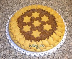 crostata di mandorle e cioccolato