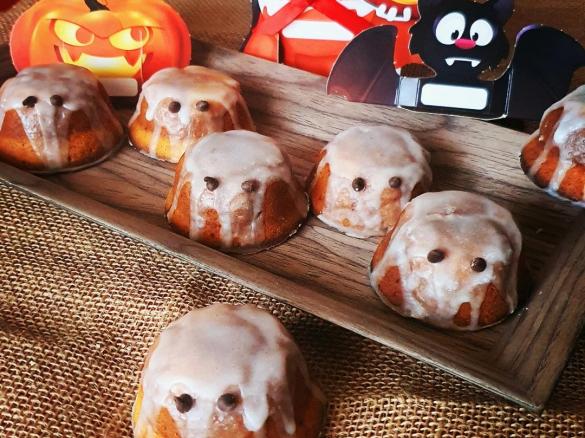 Muffin fantasmini di halloween