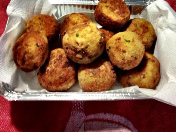 Polpette di salame e ceci