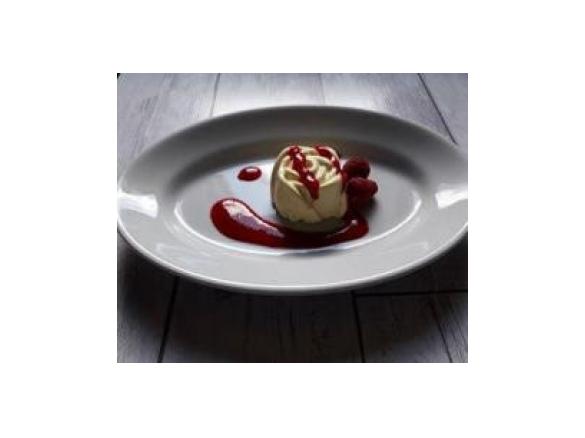 Mousse al cardamomo e zafferano con coulis di lamponi -contest dessert con yogurt