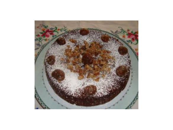 torta caprese autunnale