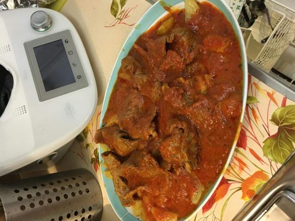 Fettine alla pizzaiola con patate