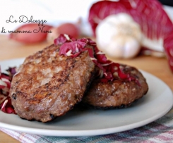 HAMBURGER RADICCHIO E MOZZARELLA