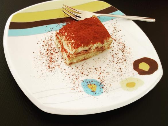 Tiramisù con uova a 80°, zucchero di canna (variante non troppo dolce)