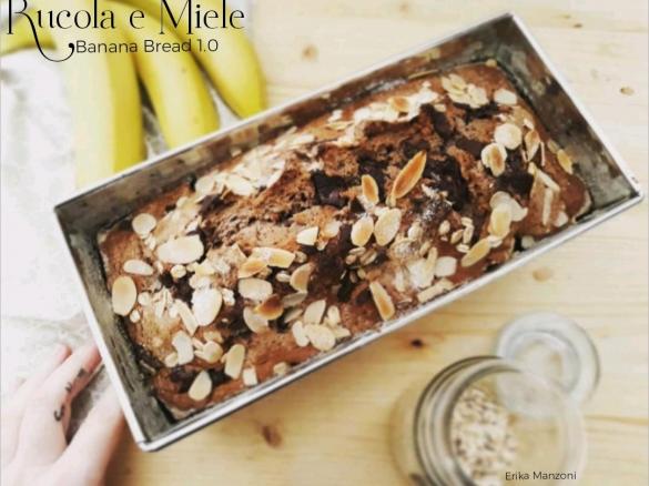 Banana Bread 1.0 (vegan) con farina tipo 2 e segale