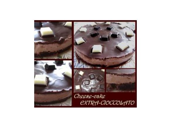 CHEESECAKE EXTRA-CIOCCOLATO (CON PANNA E MASCARPONE)