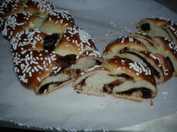 Treccia Ripiena di Crema Gianduia