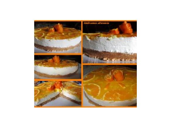 Cheesecake all'arancia (con Panna e Mascarpone)