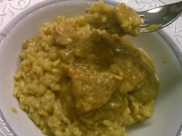 Risotto al curry