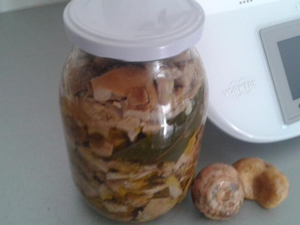 FUNGHI IN CONSERVA  (ricetta della nonna )