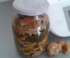 FUNGHI IN CONSERVA  (ricetta della nonna )