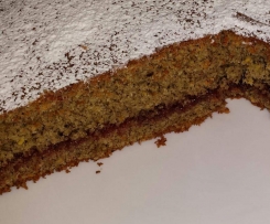 torta al grano saraceno con marmellata di fragole