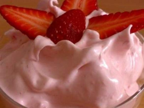 Mousse veloce alle fragole