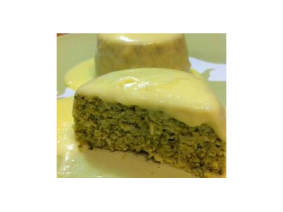 Timballo di broccoli con fonduta