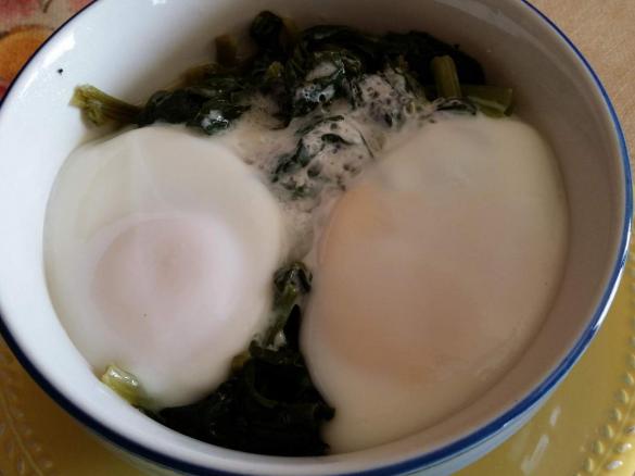 terrina di uova e spinaci al varoma