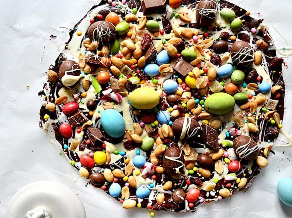 Tavoletta di cioccolato decorata - Pasqua