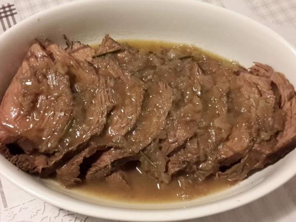 Arrosto di Bufalo al vino rosso