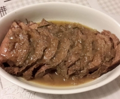 Arrosto di Bufalo al vino rosso