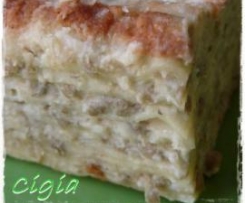 Pasticcio asiago e carciofi 