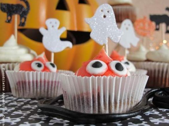 HALLOWEEN - Cupcake alla zucca e frosting alla ricotta della blogger Giada