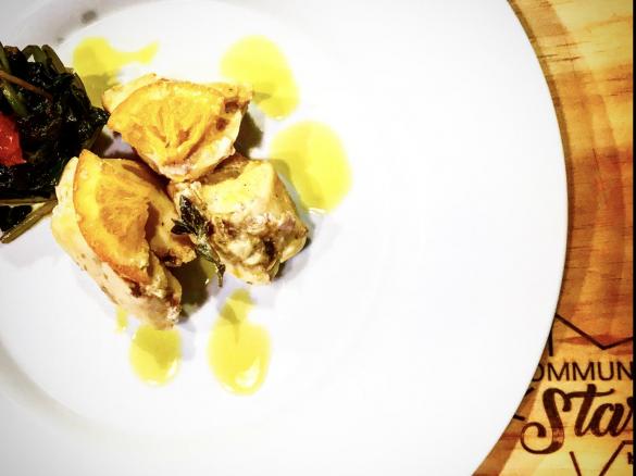 Petto di pollo speziato agli agrumi in sottovuoto