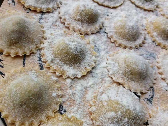 RAVIOLI CON AVANZO DI ARROSTO