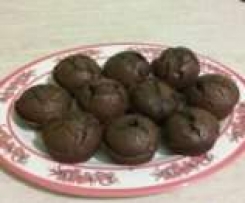 muffin al cioccolato con nocciole tostate