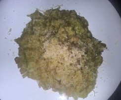 Pasta risottata con macco di fave e pecorino