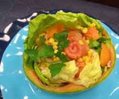 Coppa Me Gusta d'insalata di mare al melone-Team Gismondi Divisione Bronzi di Riace