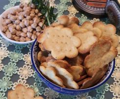 Crackers di ceci e rosmarino