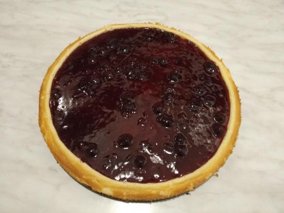 cheesecake con base al cioccolato