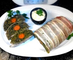 Polpettone di cicoria  sottobosco con salsa del VIgnola