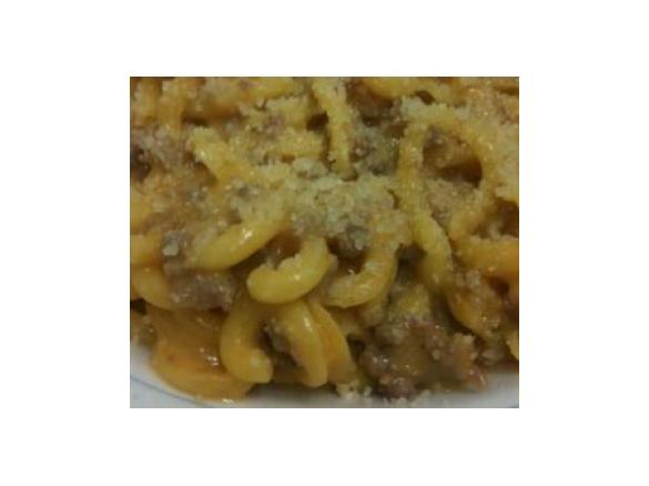 gramigna con salsiccia