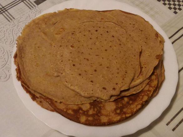 Crepes con farina di castagne senza glutine