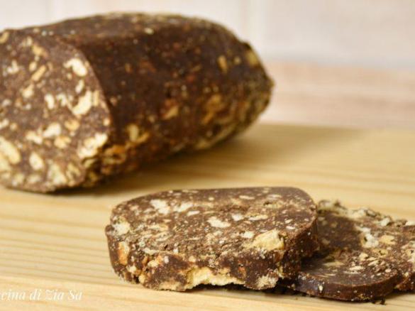 Salame al cioccolato mascarpone e caffe'