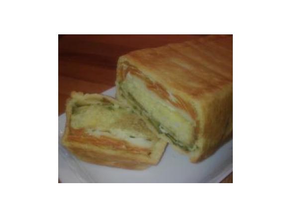 PLUM CAKE VESTITO ALLE VERDURE I°