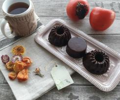 Budino di cachi e cacao