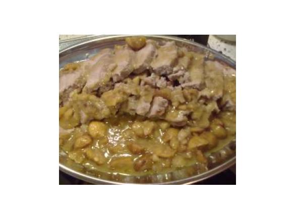 Arista con le castagne