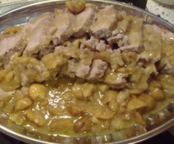 Arista con le castagne