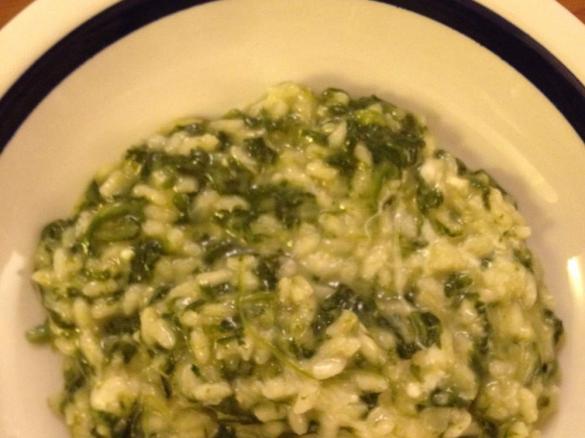 Risotto spinaci ed Asiago