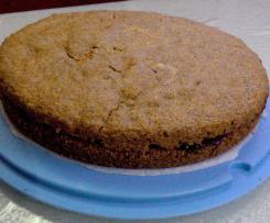 Torta di noci e grano saraceno, senza glutine e lattosio