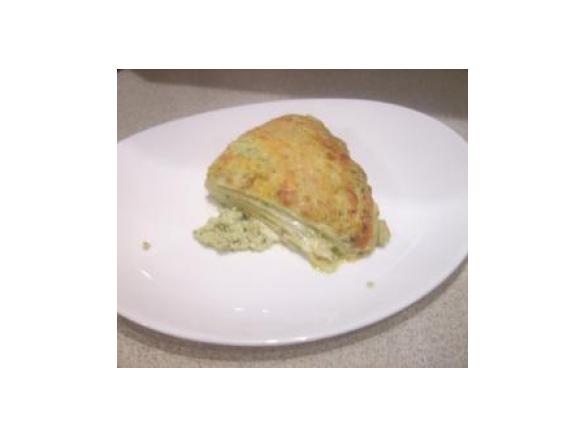 lasagna di crep con ricotta e pesto