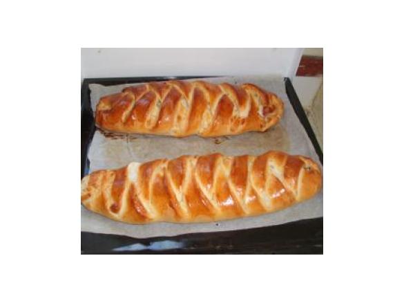 treccione con spek ed asiago 