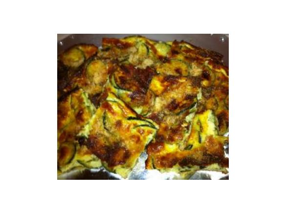 Sformato zucchine e stracchino