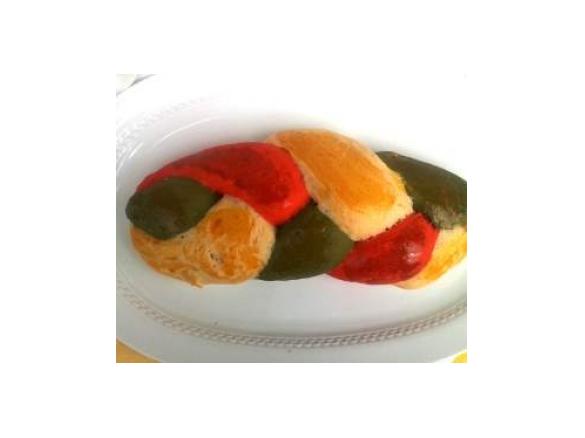 PANTRECCIATO  TRICOLORE