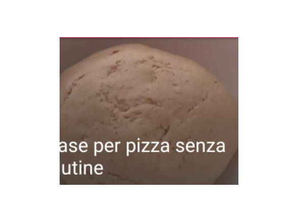 Base per pizza senza glutine