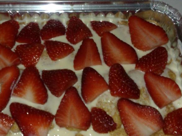 Tiramisù fragole e limoncello