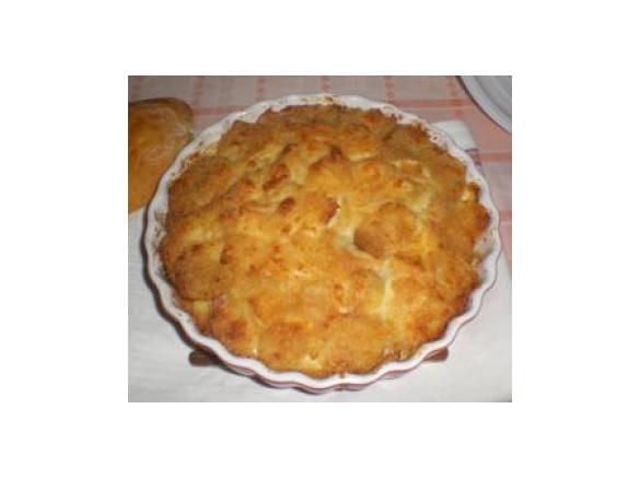 Sformato di patate con fontina e salame