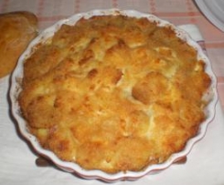 Sformato di patate con fontina e salame