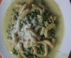 Trippa in bianco con piselli